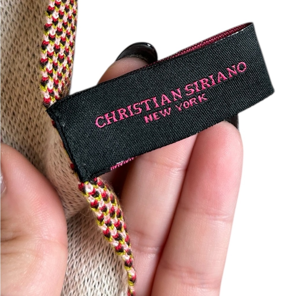 Christian Siriano 100% Cotton Red/Pink Strawberry Cottage Core Dish Towel - Picture 4 of 5